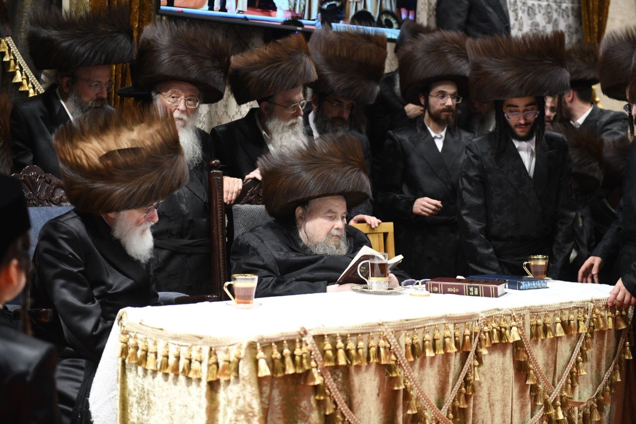 שמחת נישואי נכדת האדמו"ר מבעלזא