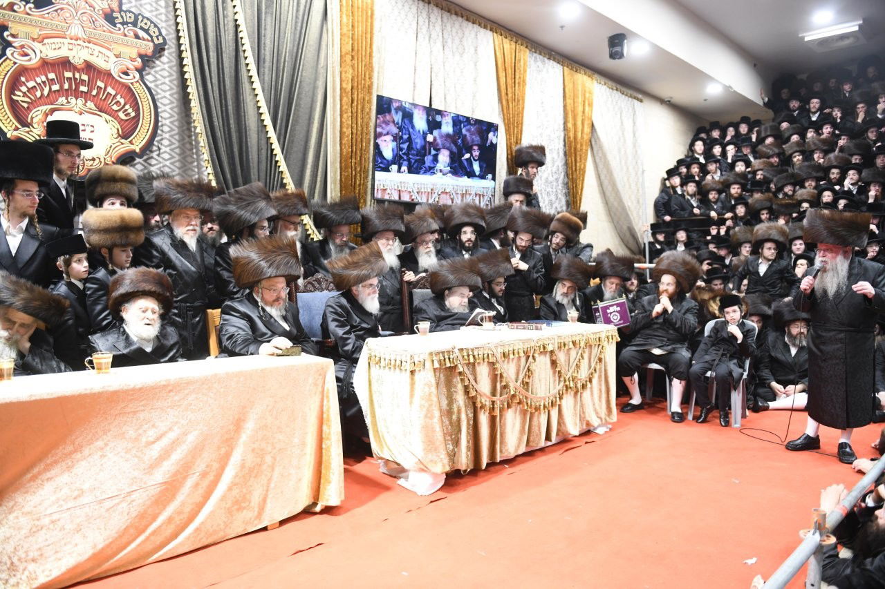 שמחת נישואי נכדת האדמו"ר מבעלזא