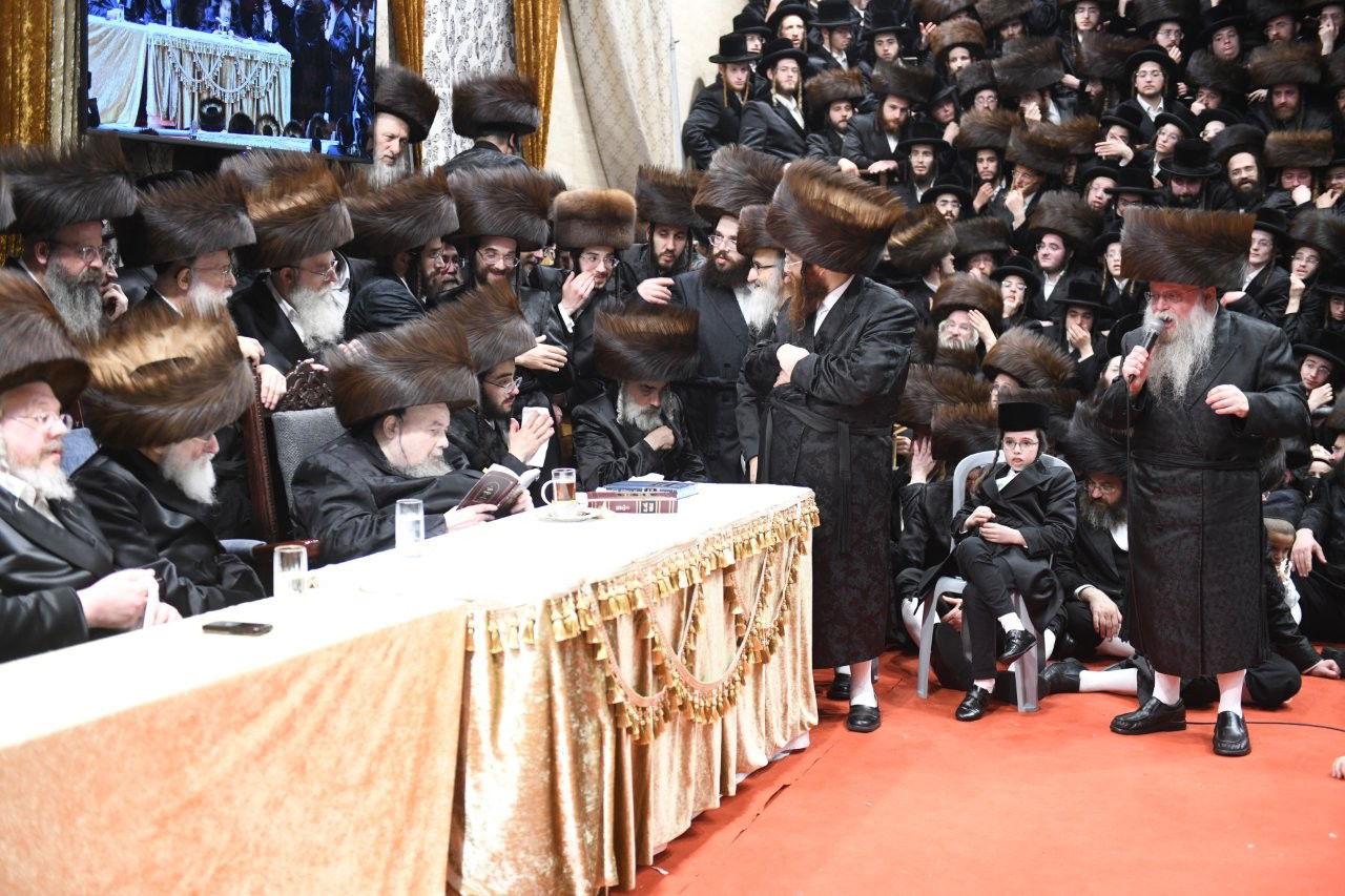 שמחת נישואי נכדת האדמו"ר מבעלזא