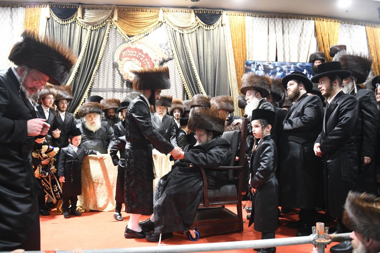 שמחת נישואי נכדת האדמו"ר מבעלזא