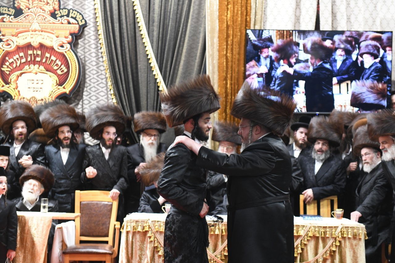 שמחת נישואי נכדת האדמו"ר מבעלזא