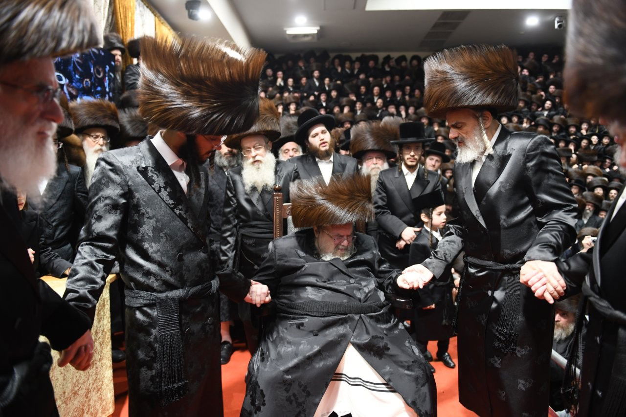 שמחת נישואי נכדת האדמו"ר מבעלזא