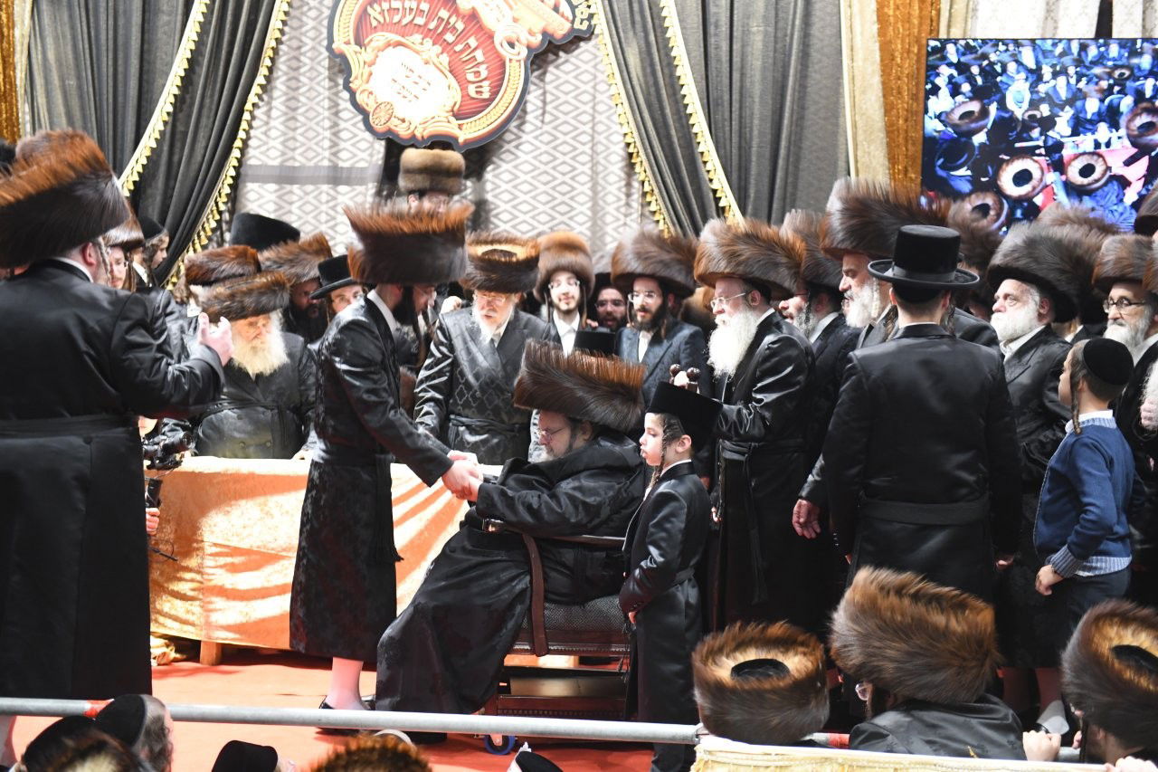 שמחת נישואי נכדת האדמו"ר מבעלזא