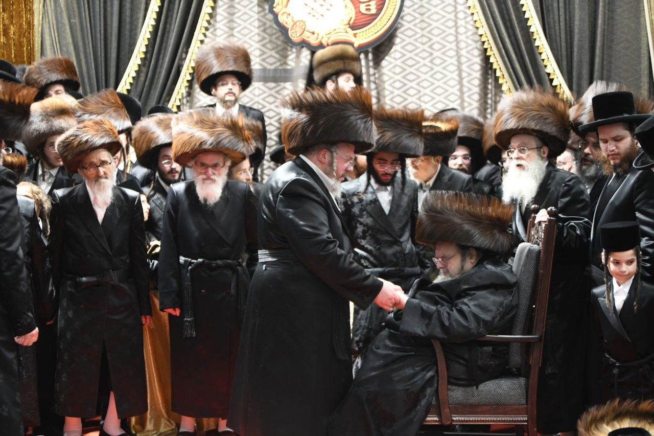 שמחת נישואי נכדת האדמו"ר מבעלזא