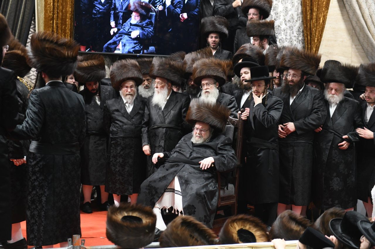 שמחת נישואי נכדת האדמו"ר מבעלזא