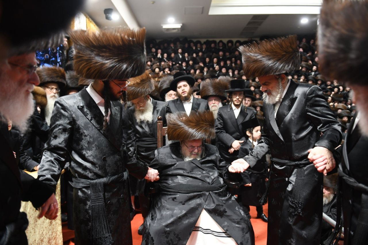 שמחת נישואי נכדת האדמו"ר מבעלזא