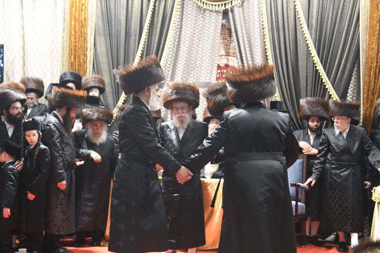 שמחת נישואי נכדת האדמו"ר מבעלזא