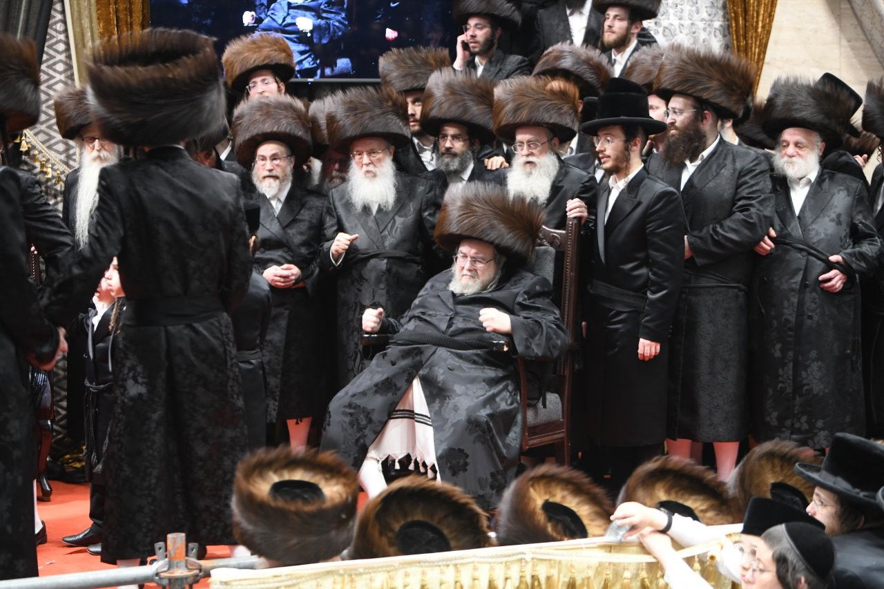 שמחת נישואי נכדת האדמו"ר מבעלזא