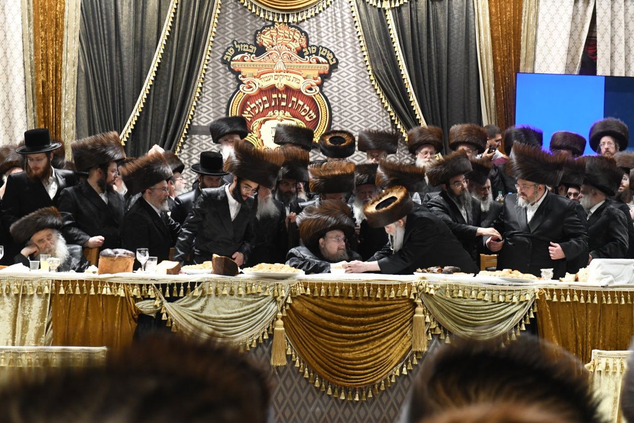 שמחת נישואי נכדת האדמו"ר מבעלזא