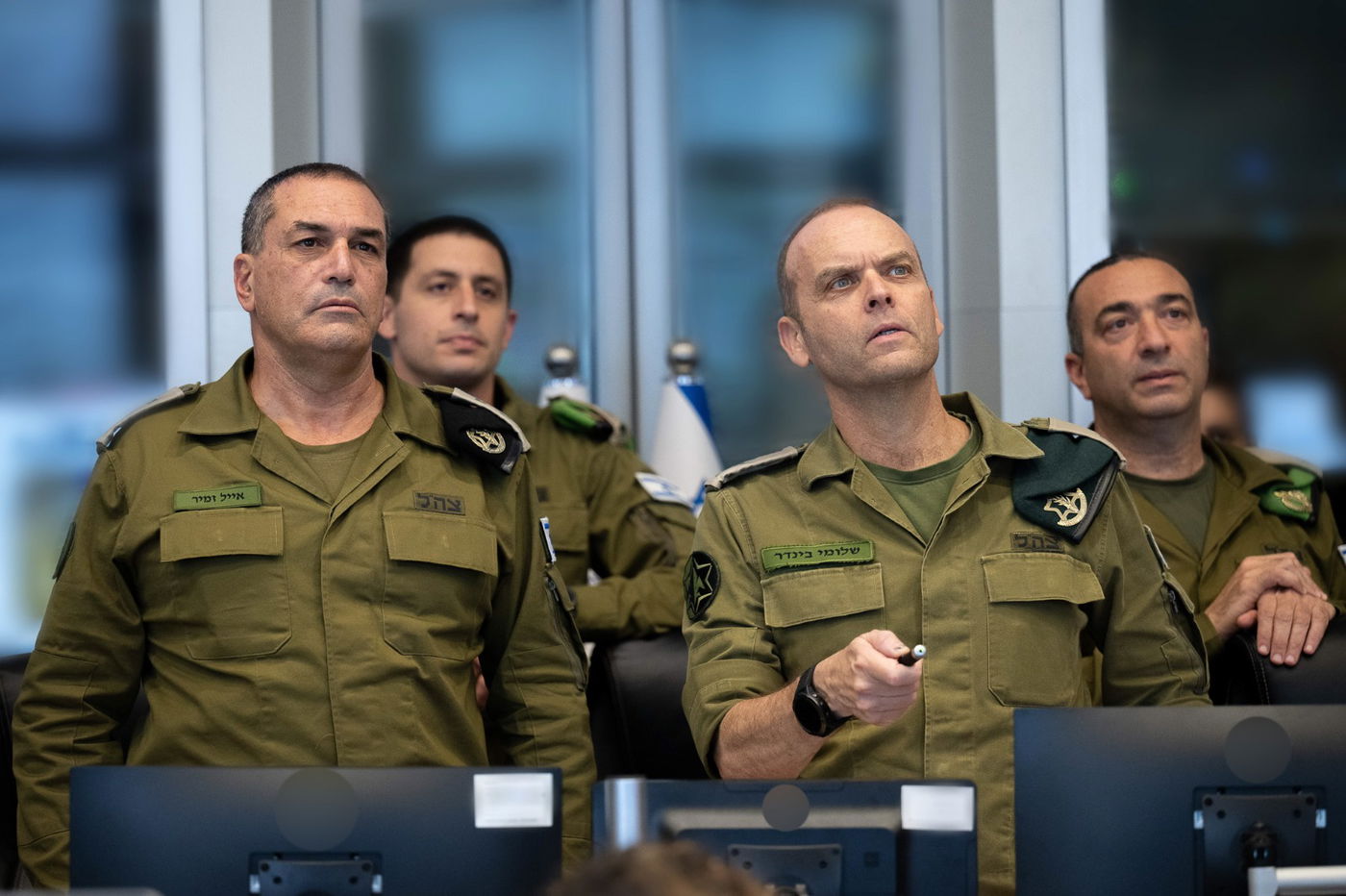 צמרת צה"ל וחיל האוויר במהלך מבצע "עם כלביא"