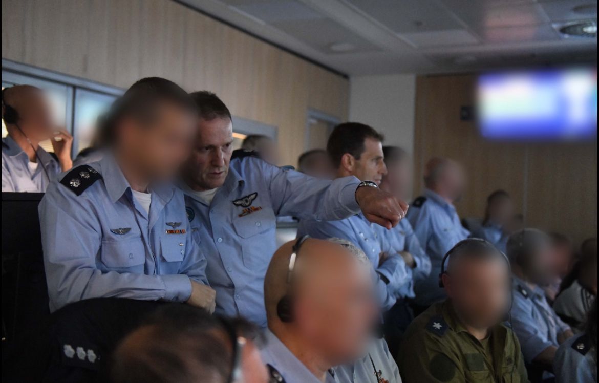 צמרת צה"ל וחיל האוויר במהלך מבצע "עם כלביא"