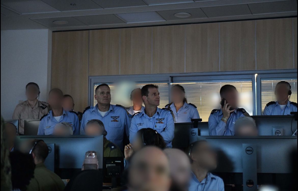 צמרת צה"ל וחיל האוויר במהלך מבצע "עם כלביא"