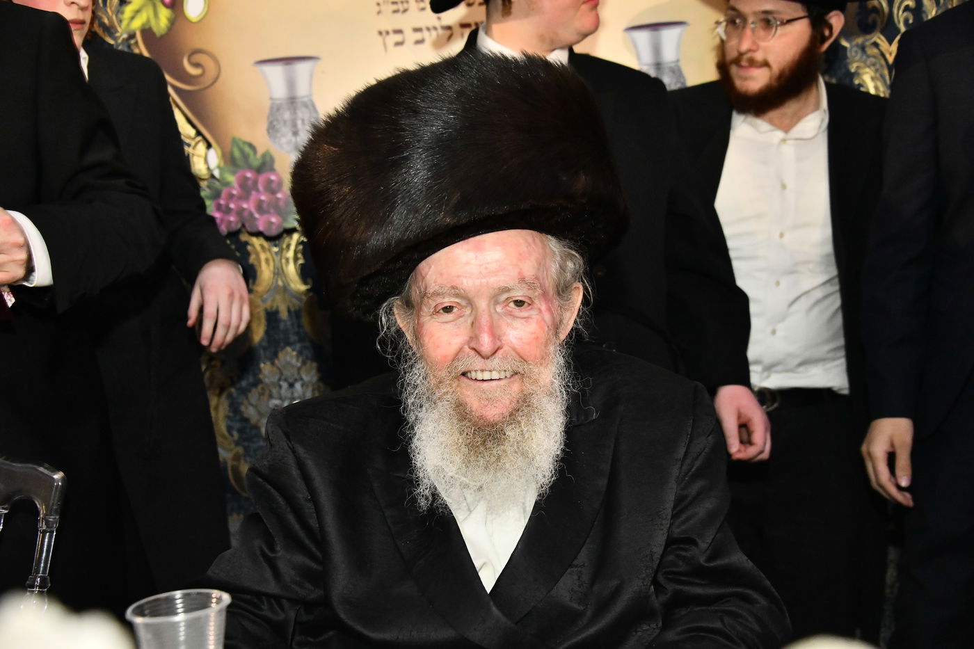 הגאון רבי מיכל זילבר בחתונה