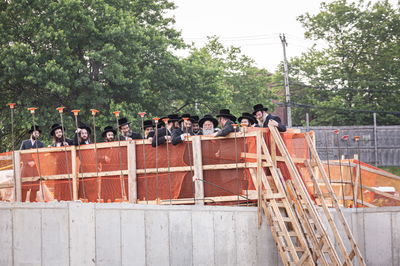 הנחת אבן הפינה לישיבה כרם שלמה ד'באבוב