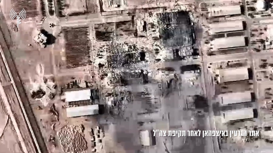לקט תיעודים מתקיפת חלק מאתרי הגרעין של המשטר האיראני: