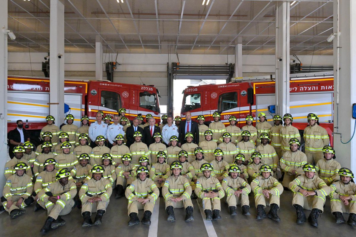 נתניהו בקריית הכבאות