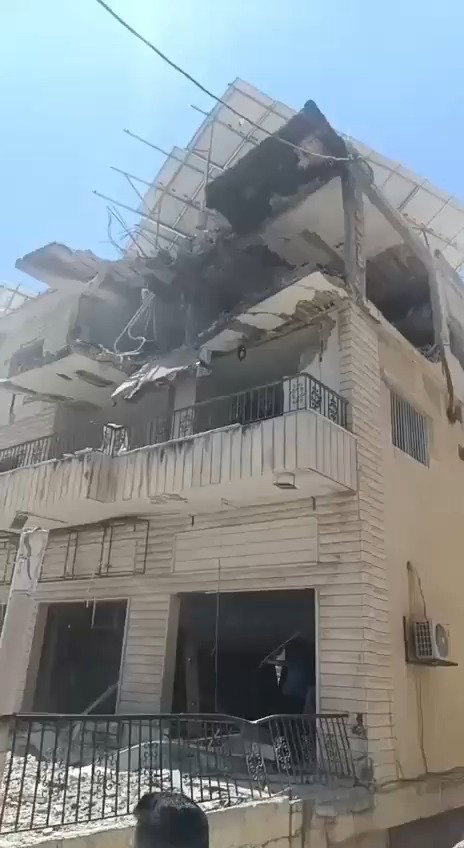 זירת הפגיעה בנבטייה