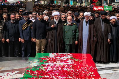 הלויית המפקדים האיראנים