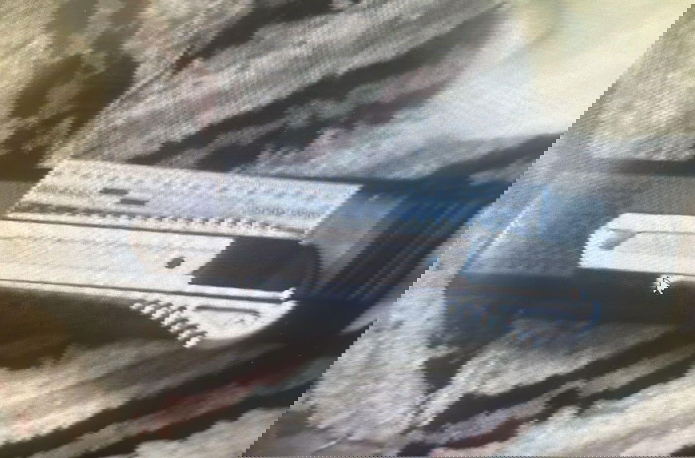 הסכין שנתפסה בזירה