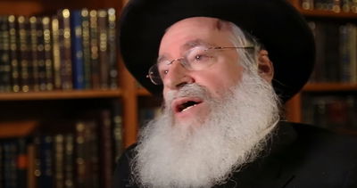 צילום מסך - הגאון הרב אשר ווייס