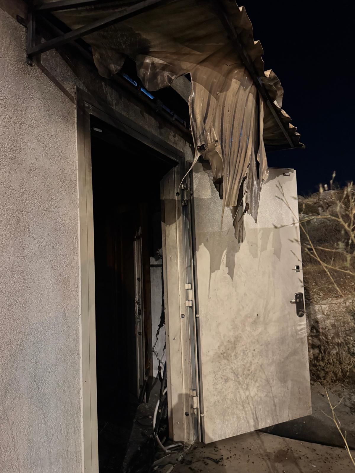 המתקן שנפגע