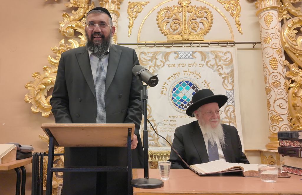 הגאון רבי שלמה ידידיה זעפראני בשיעור ב'יחווה דעת'