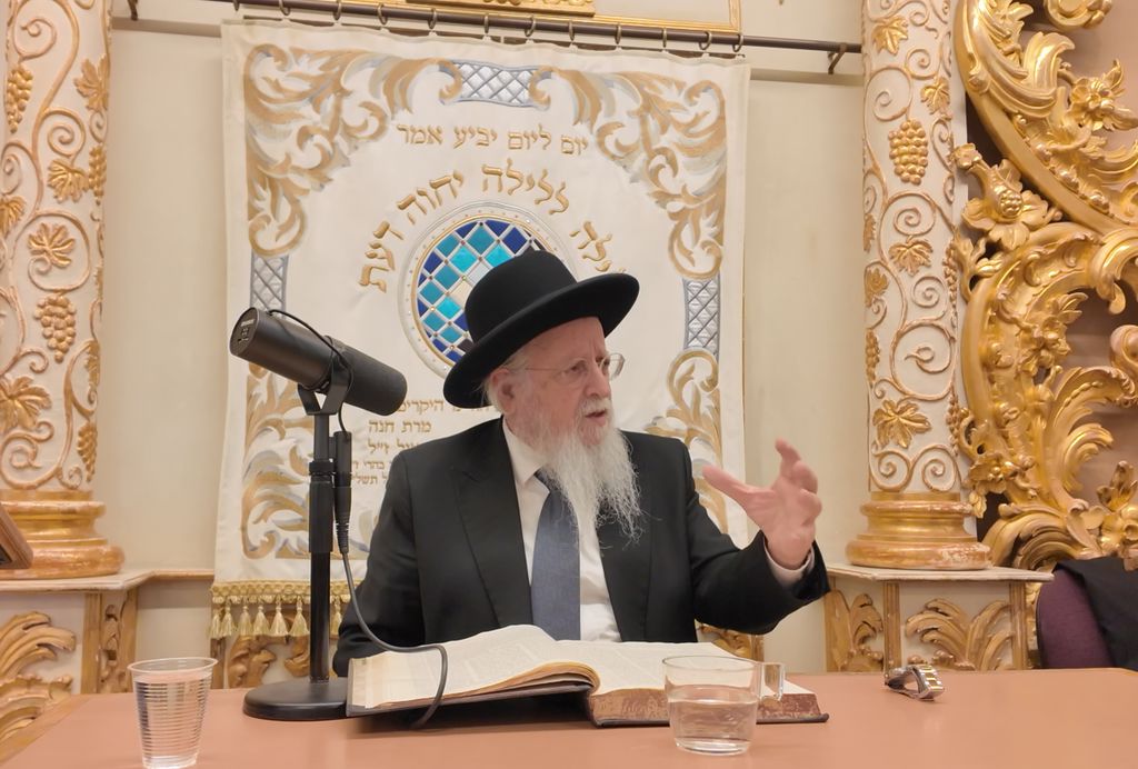 הגאון רבי שלמה ידידיה זעפראני בשיעור ב'יחווה דעת'