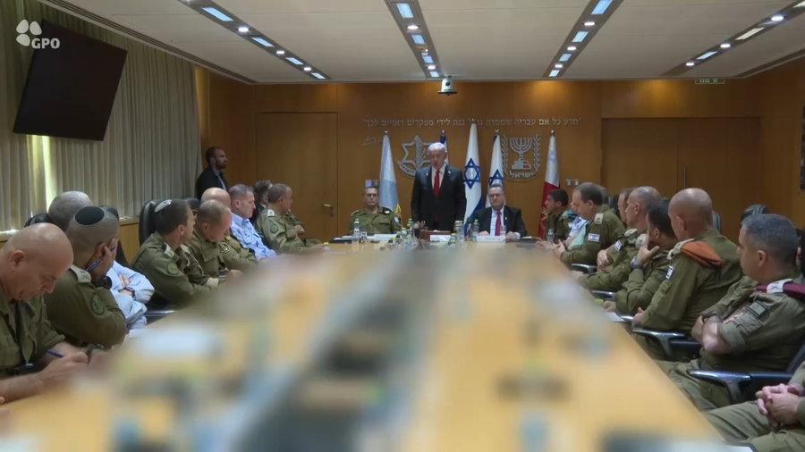 דברי הרמטכ"ל וראש הממשלה לחברי פורום מטכ"ל