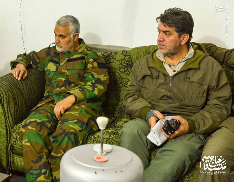 חאג' יונס עם קאסם סולימאני