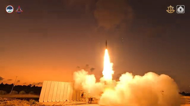 תיעוד של מערכת 'חץ' במהלך המלחמה עם איראן