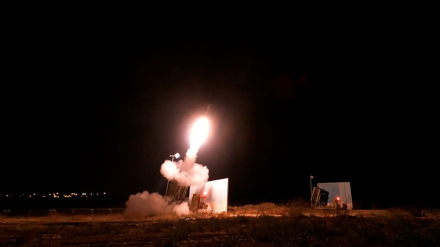 תיעוד של מערכת ה'חץ' במהלך המלחמה עם איראן