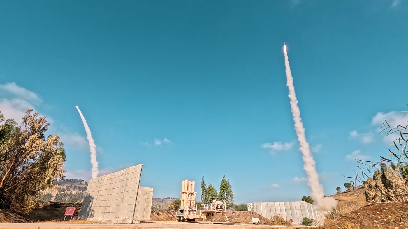 תיעוד של מערכת ה'חץ' במהלך המלחמה עם איראן