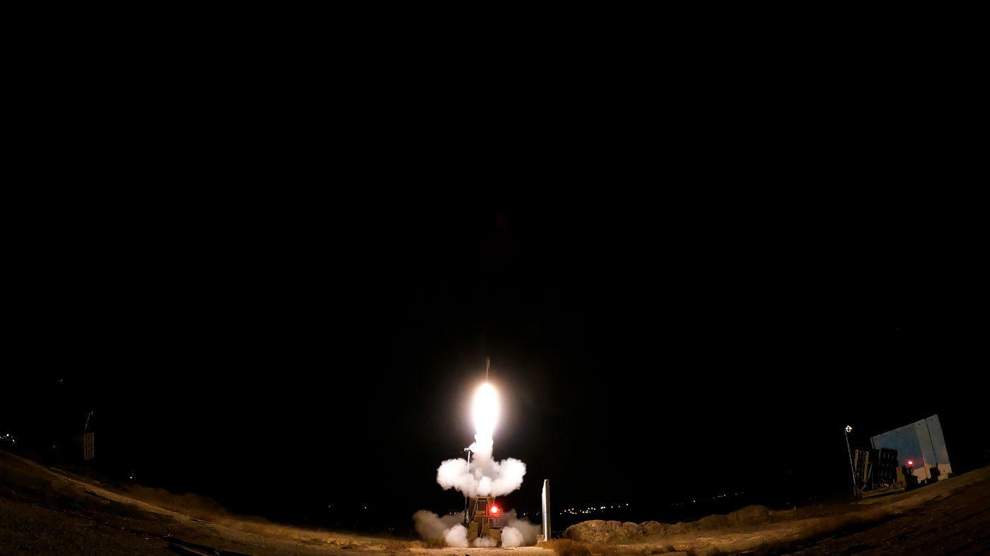 תיעוד של מערכת ה'חץ' במהלך המלחמה עם איראן