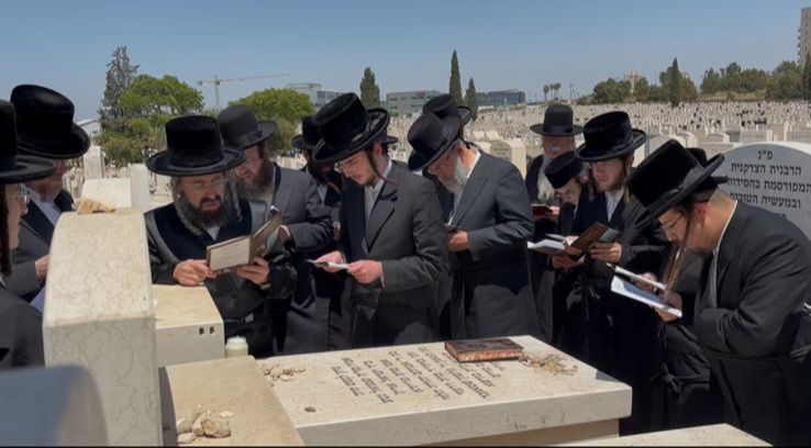 גאב"ד קהילת חיי נפש פוקד את הציון הק'