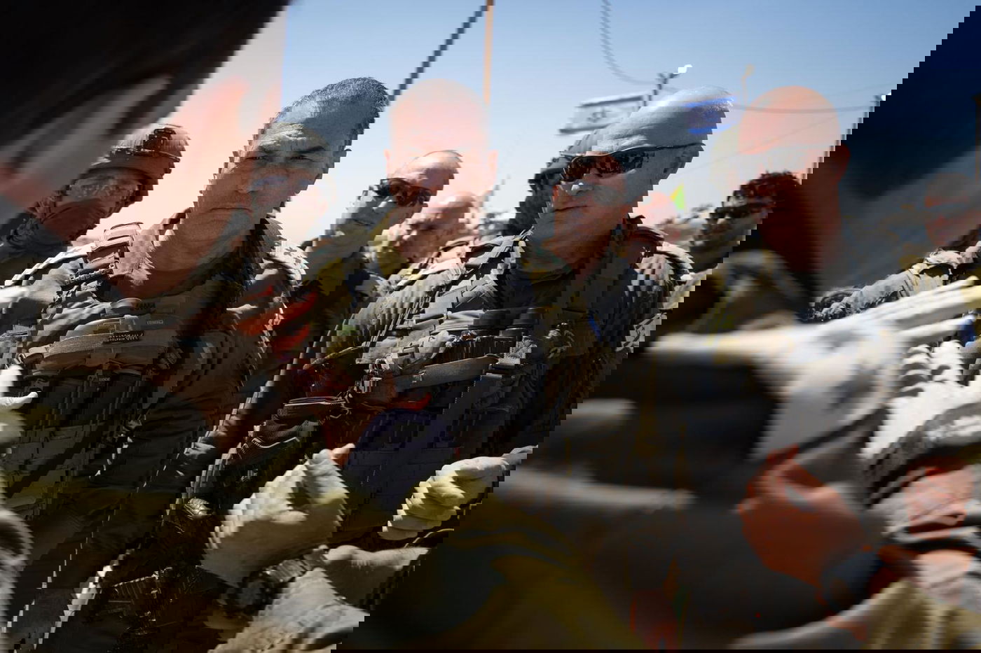 הרמטכ"ל בסיור בשטח סוריה 