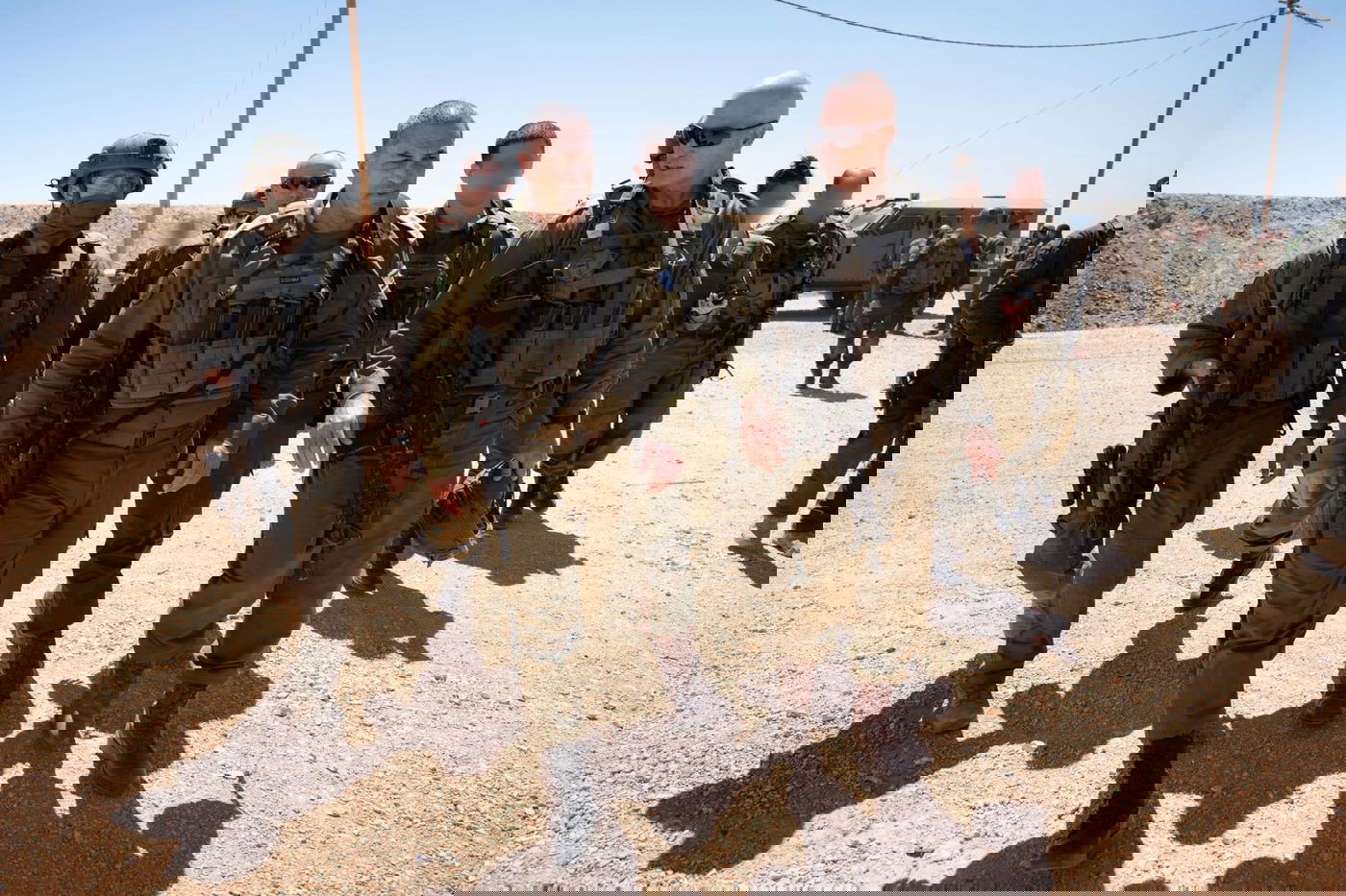 הרמטכ"ל בסיור בשטח סוריה 