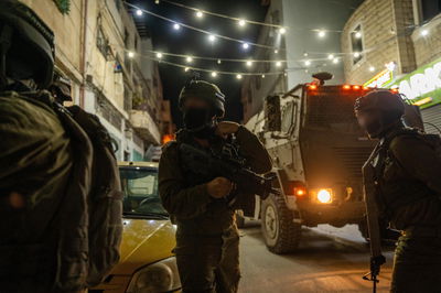 כוחות הביטחון בפעילות משותפת בחטיבות בשומרון 