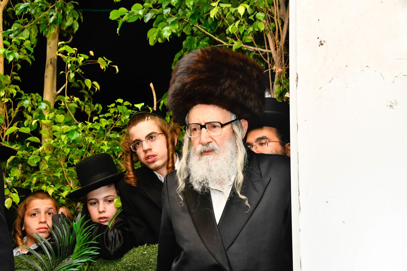 האדמו"ר מאמשינוב בחתונה בבני ברק