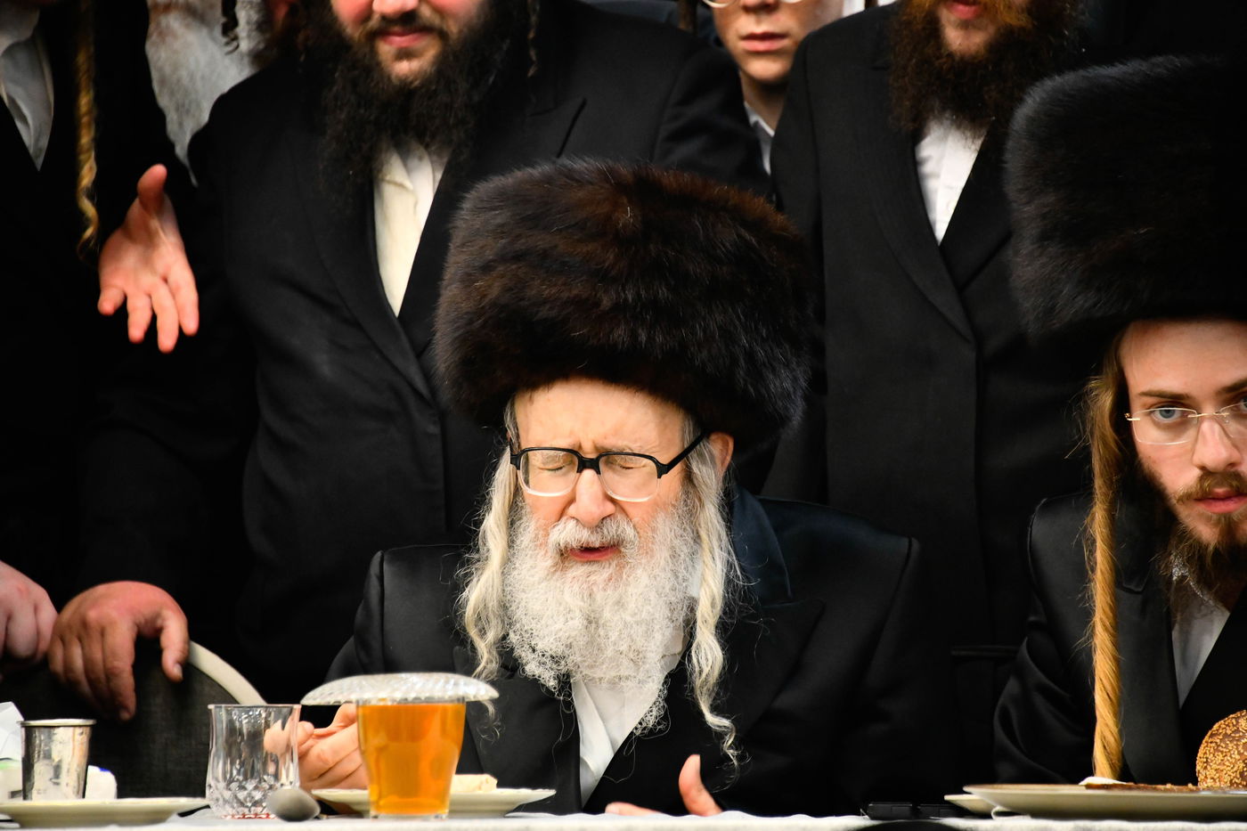 האדמו"ר מאמשינוב בחתונה בבני ברק