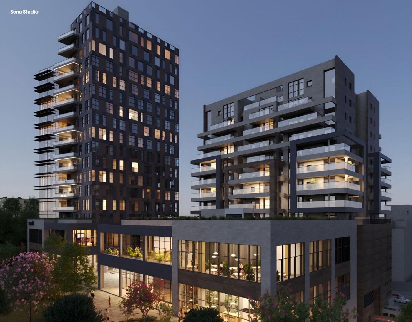 מעל המרכז המסחרי: מגורים יוקרתיים בלב הקהילה