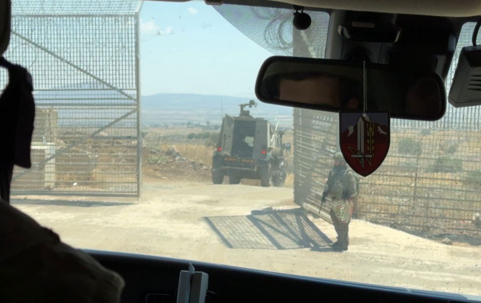 חוצים את הגבול לסוריה