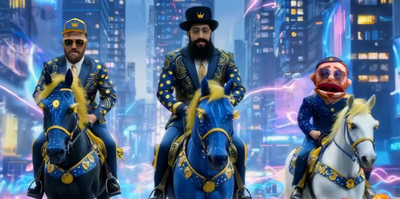 רבי גרינספן, אפיקו-מן ומנדי ווארש בגרסת 'אפ-מיקס וקליפ ל"יאם יאם"