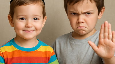 יש לי שני בנים. שניהם נבונים, שניהם מתוקים, אבל שונים כשחור מלבן