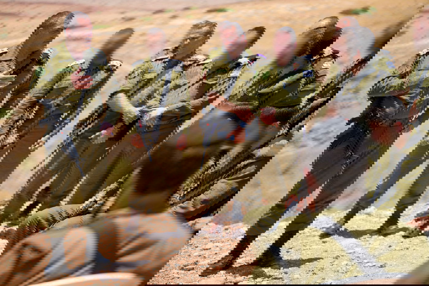 הרמטכ"ל עם לוחמי חשמונאים 