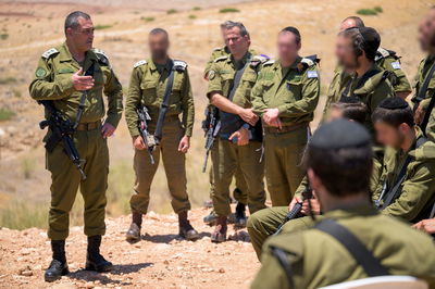 הרמטכ"ל עם לוחמי חשמונאים 