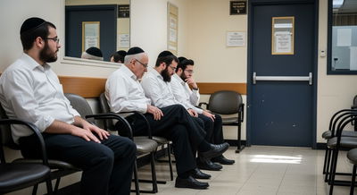 ממתינים בתור