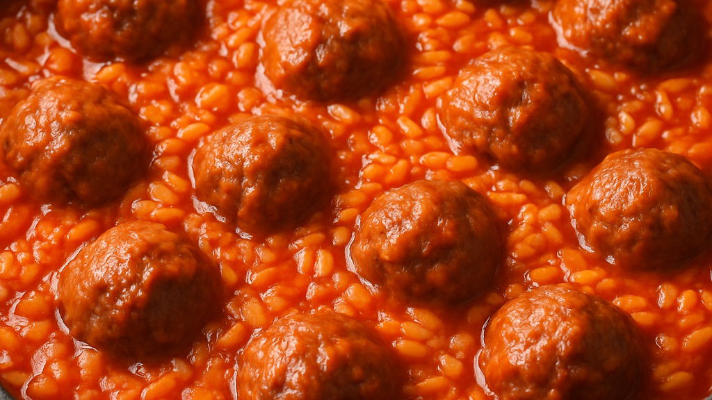 ארוחת צהריים קלה ועסיסית – קציצות ואורז בסיר