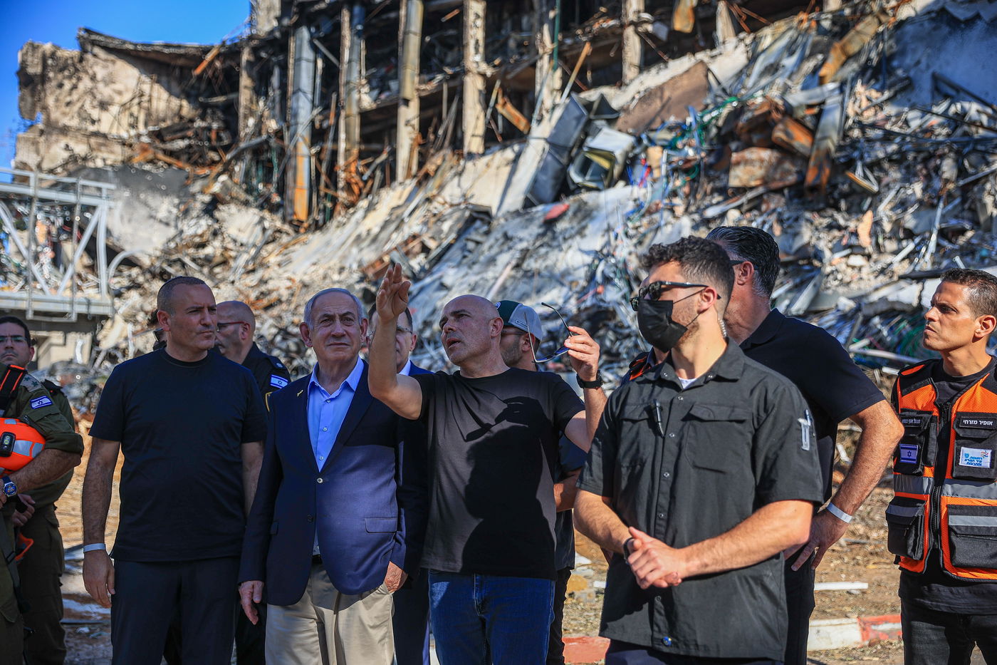 ראש הממשלה בנימין נתניהו, מבקר בזירת מכון ויצמן ברחובות