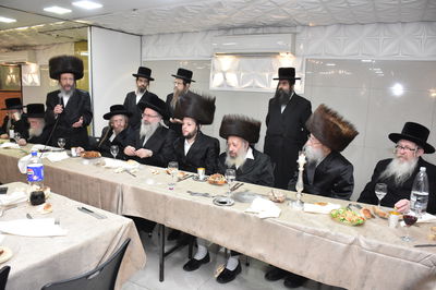 שמחת השבע ברכות לבן גאב"ד זוועהיל, ונכד הגה"צ רבי חיים צבי שפירא