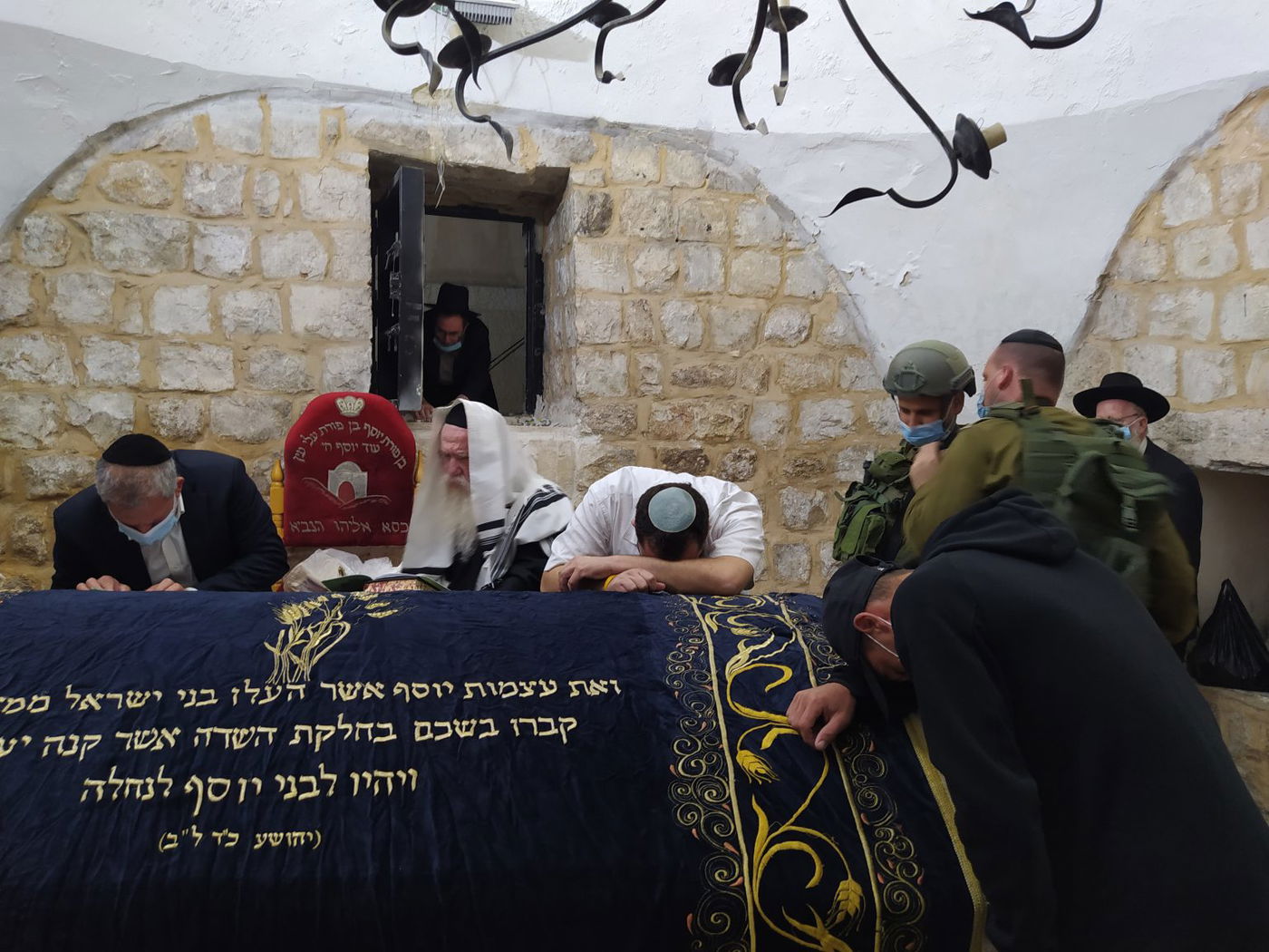 שמחת הברית בשנת תשפ"א בקבר יוסף